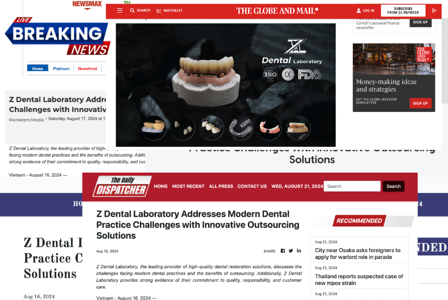 Z Dental Laboratory’s quality is proven in international media